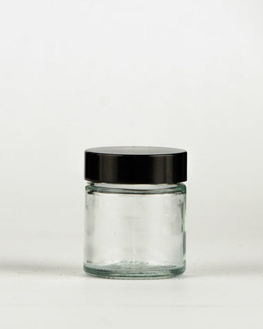 30ml round glass jar.