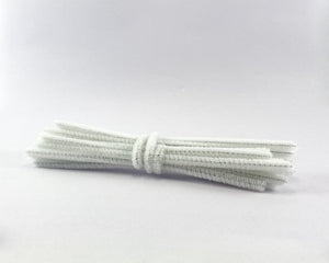 20x 15cm white pipe cleaners.