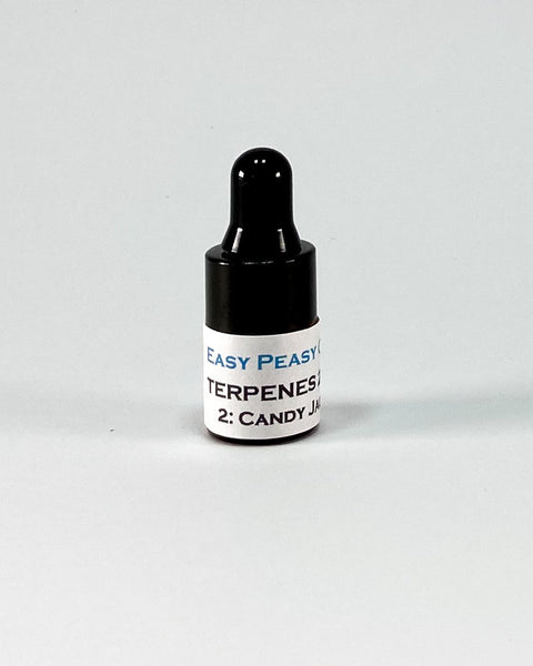 2ml terpenes with glass dropper. Profile #2: Candy Jack