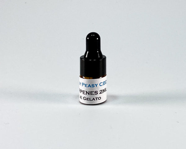 2ml terpenes with glass dropper. Profile #4: Gelato