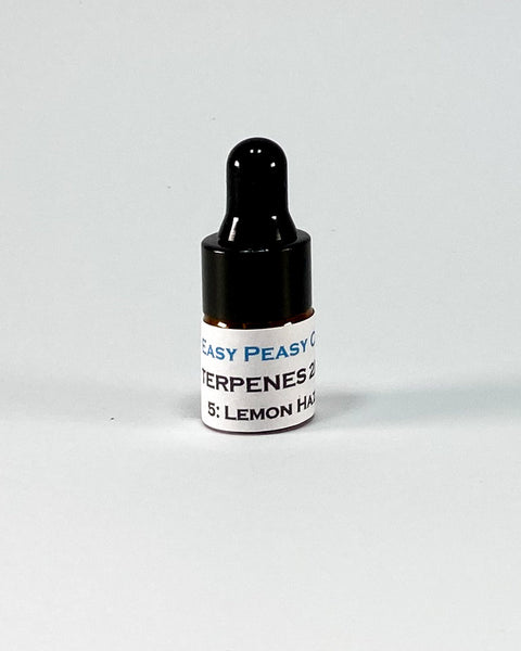 2ml terpenes with glass dropper. Profile #5: Lemon Haze