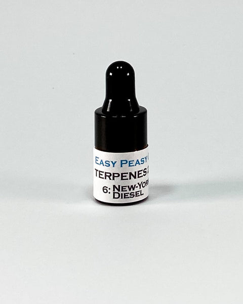 2ml terpenes with glass dropper. Profile #6: New-York Diesel