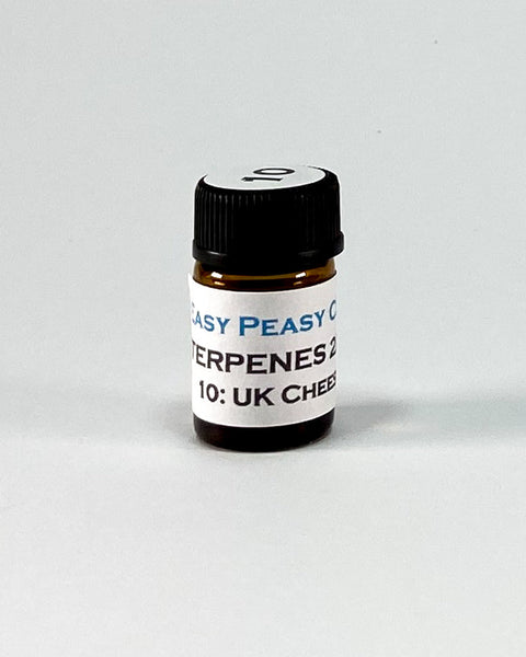 2ml terpenes with cap and orifice reducer. Profile #10: UK Cheese