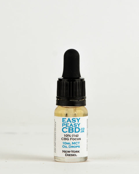 CBG Focus MCT Oil Drops 10% 10ml Terpene profile #6: New-York Diesel