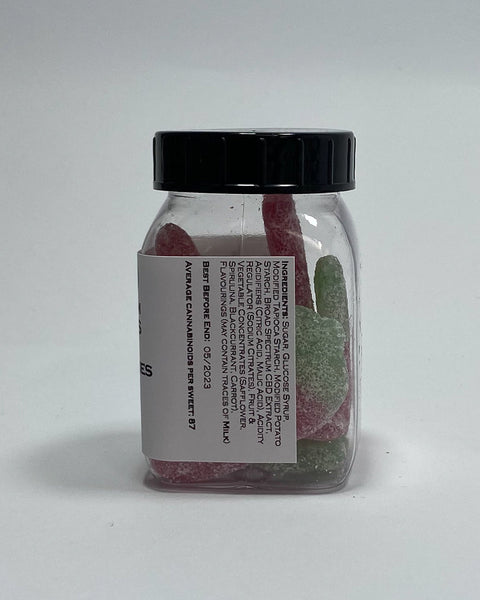 1% Vegan Broad Spectrum Gummies - Giant Strawberries